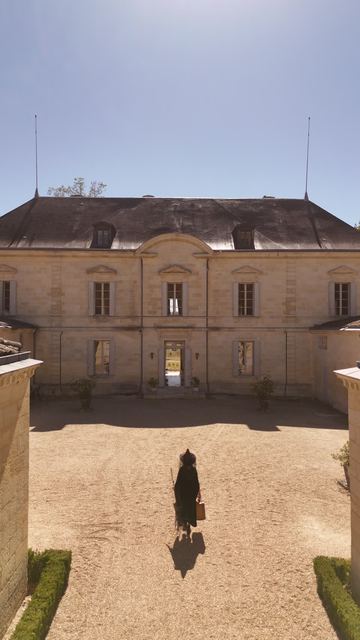 Vue aerienne du chateau